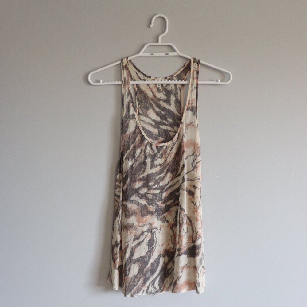 Wilfred Women's Sz M 100% Silk‎ Lightweight Crewneck Sleeveless Tank Top Blouse